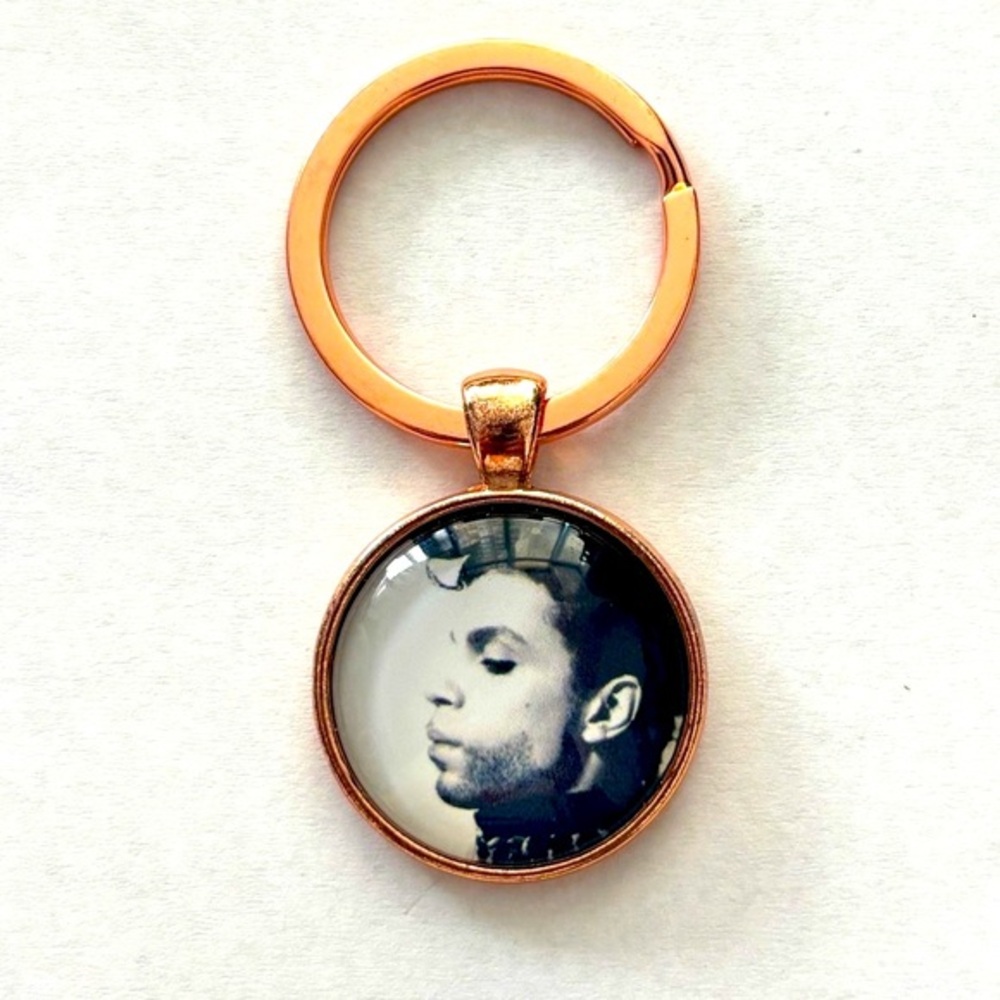 Prince Rose Gold Colour Handmade Keychain, NWT